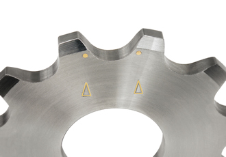 Patented wear indicator eliminates unscheduled downtime on large sprockets